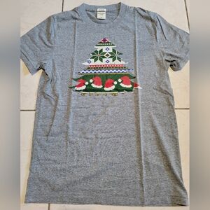 Abercrombie & Fitch Gray Christmas Muscle Tee